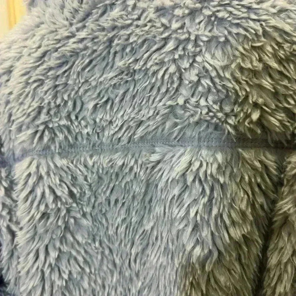 BDG Sherpa Trim Faux Fur Hooded Jacket & Coat in Teal, Small - Picture 6 of 9